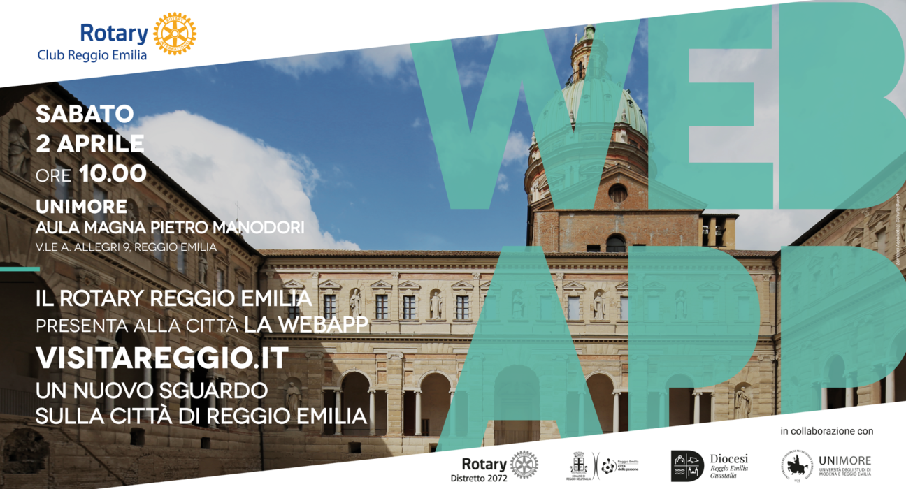 Il Rotary Reggio Emilia presenta alla città la web-app visitareggio.it