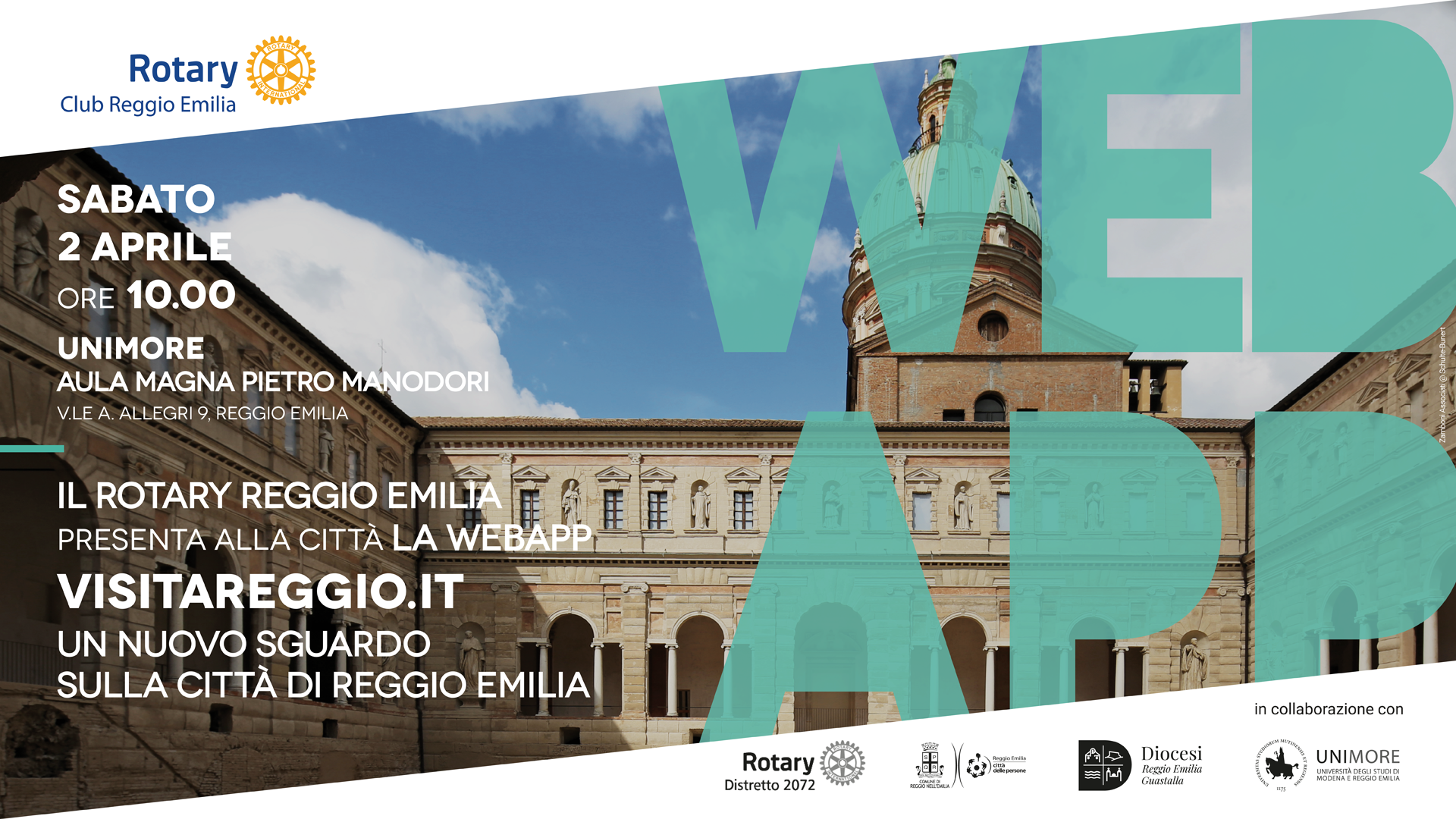 Il Rotary Reggio Emilia presenta alla città la web-app visitareggio.it