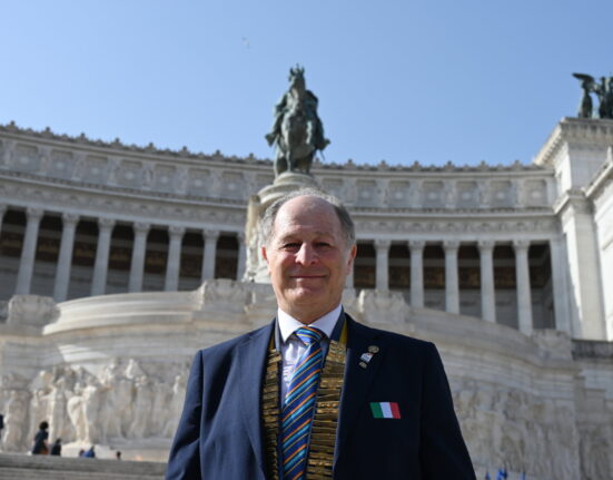 ALTARE DELLA PATRIA: A ROMA DEBUTTO EMOZIONANTE DEL NOSTRO GOVERNATORE ALBERTO AZZOLINI CON TUTTI I DG ITALIA