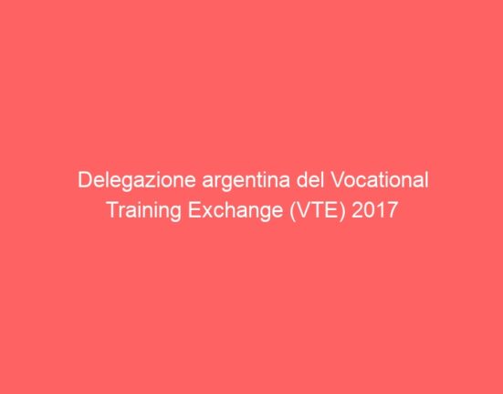 Delegazione argentina del Vocational Training Exchange (VTE) 2017