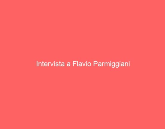 Intervista a Flavio Parmiggiani