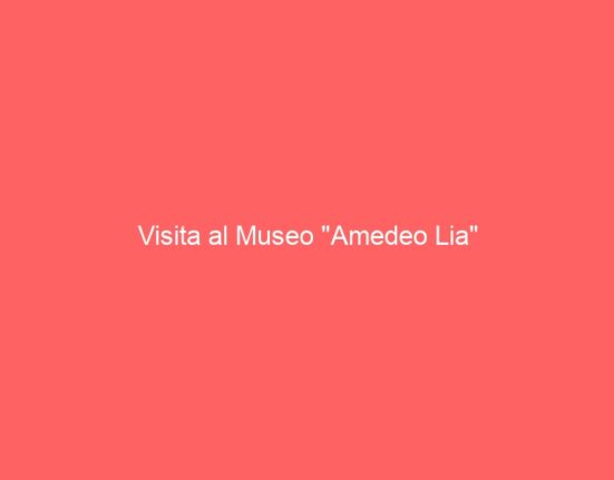 Visita al Museo “Amedeo Lia”