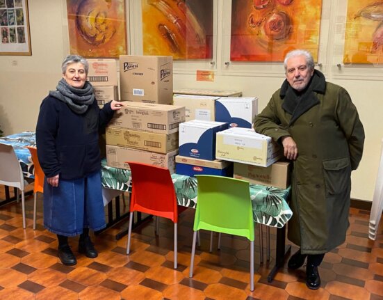 Donazione generi alimentari al Cenacolo Francescano